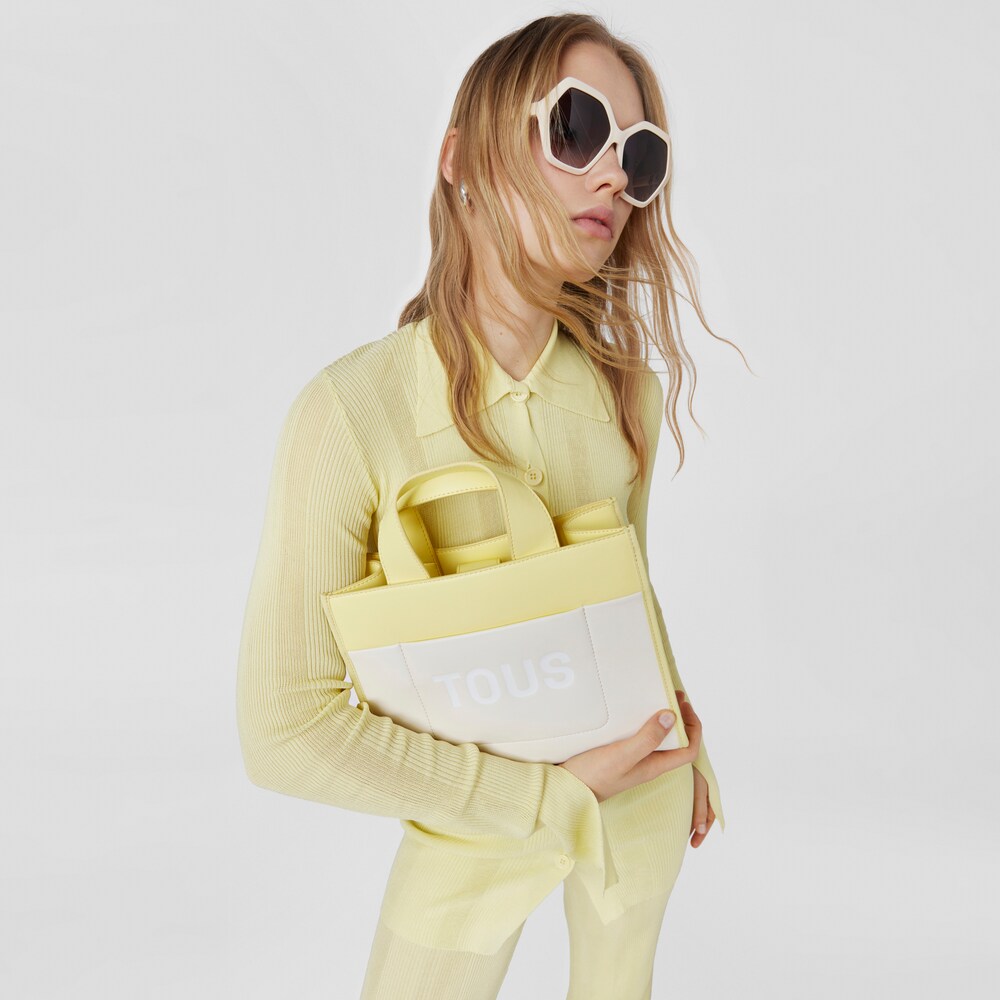 Shopping beige y amarillo TOUS Maya image number 5