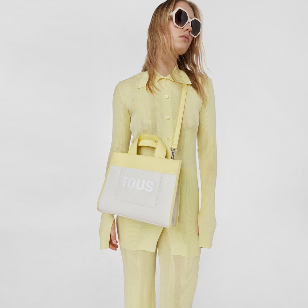 Shopping beige y amarillo TOUS Maya image number 7