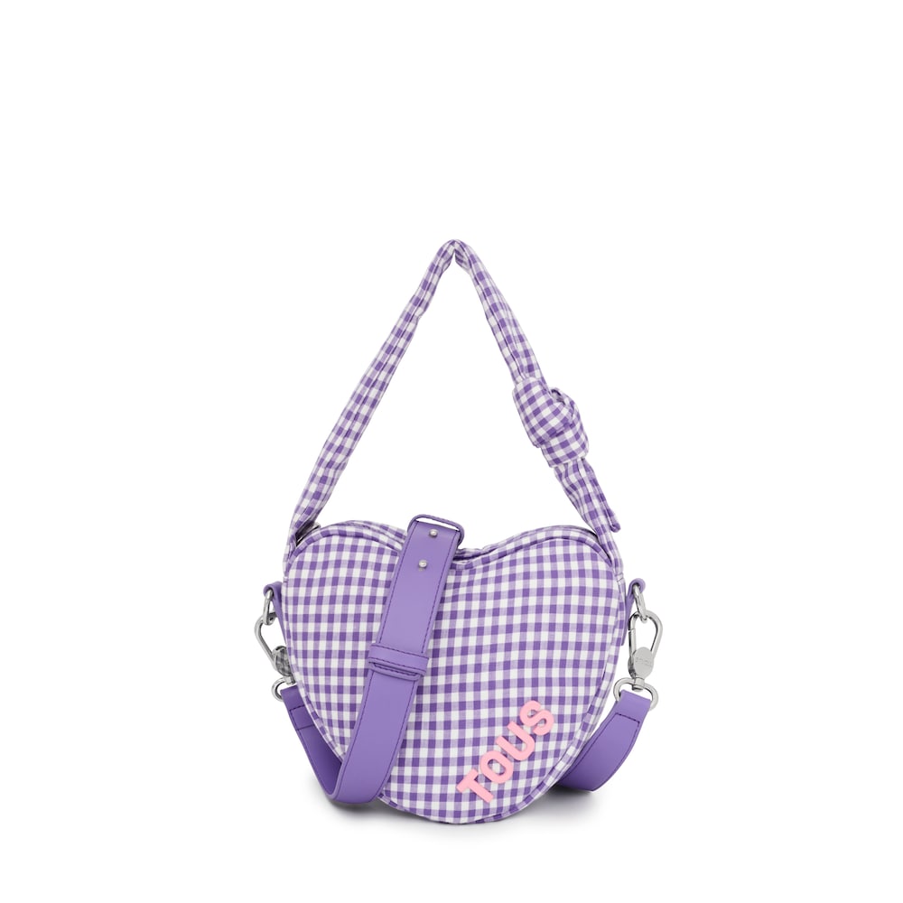 Lilac heart Crossbody bag TOUS Carol Vichy image number 0