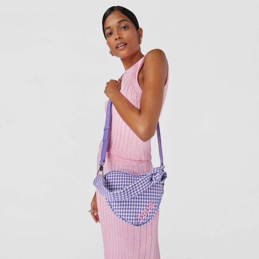 Lilac heart Crossbody bag TOUS Carol Vichy image number 3