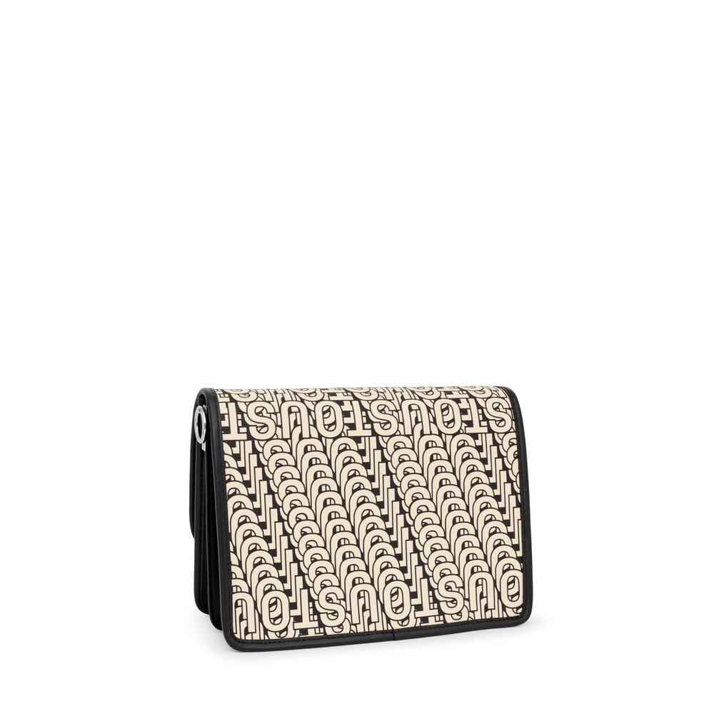 Medium beige and black Audree Crossbody bag TOUS Vera image number 1