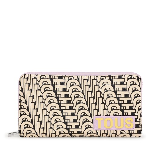 Portefeuille beige et noir TOUS Vera image number 0