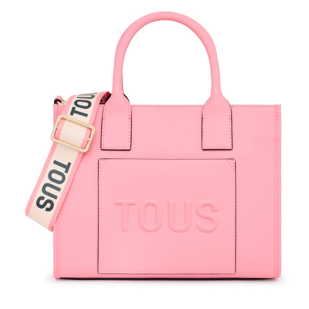 Medium pink TOUS La Rue Amaya Shopping bag