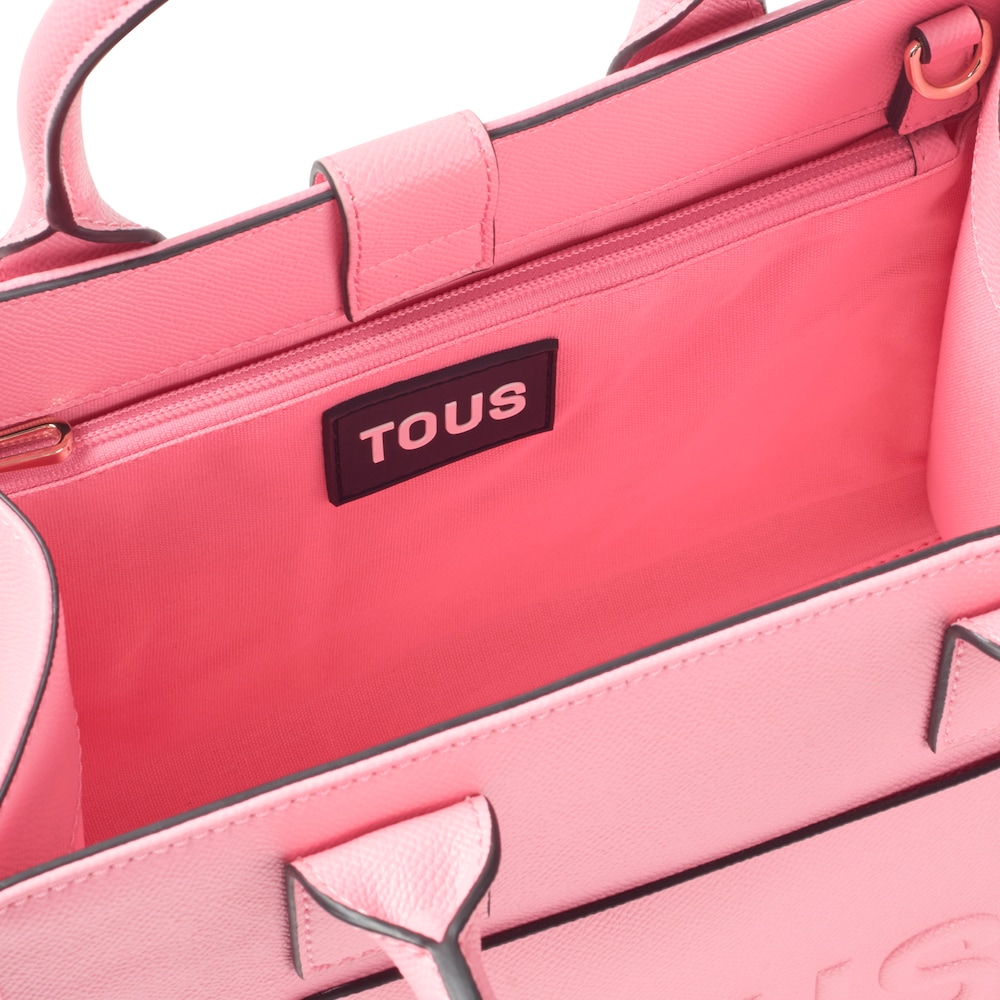 Medium pink TOUS La Rue Amaya Shopping bag