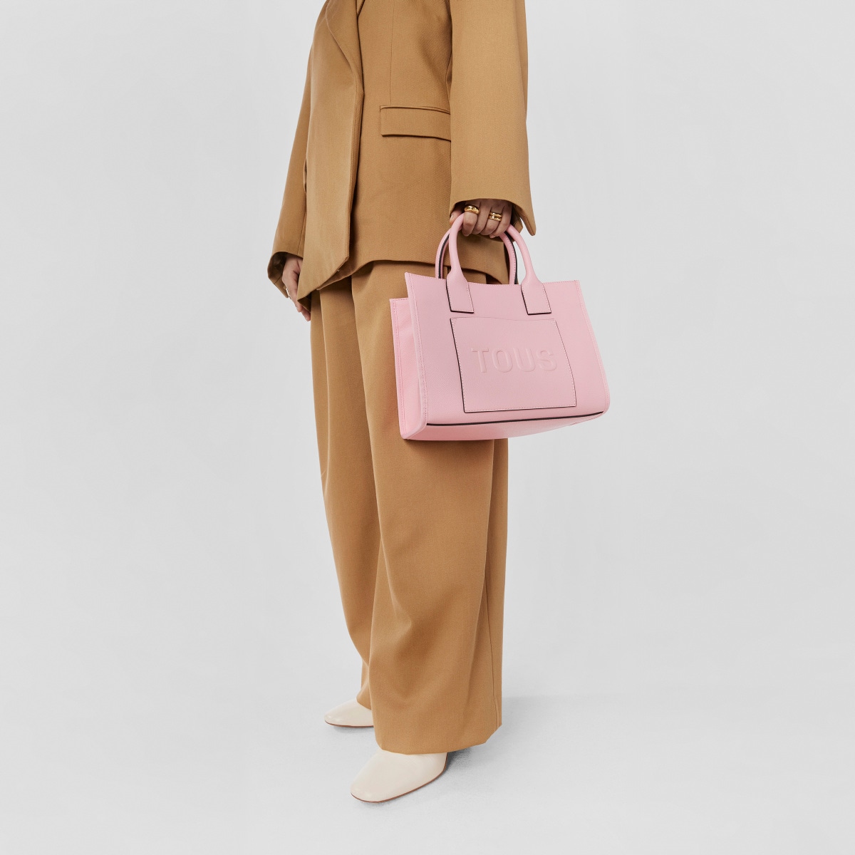 Medium pink TOUS La Rue Amaya Shopping bag