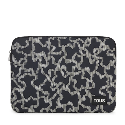 Funda para port&aacute;til negra Kaos Pix Soft