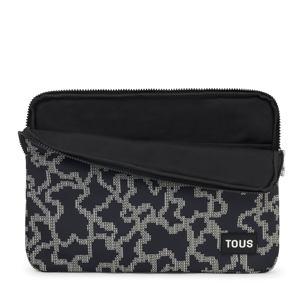 Funda para port&aacute;til negra Kaos Pix Soft