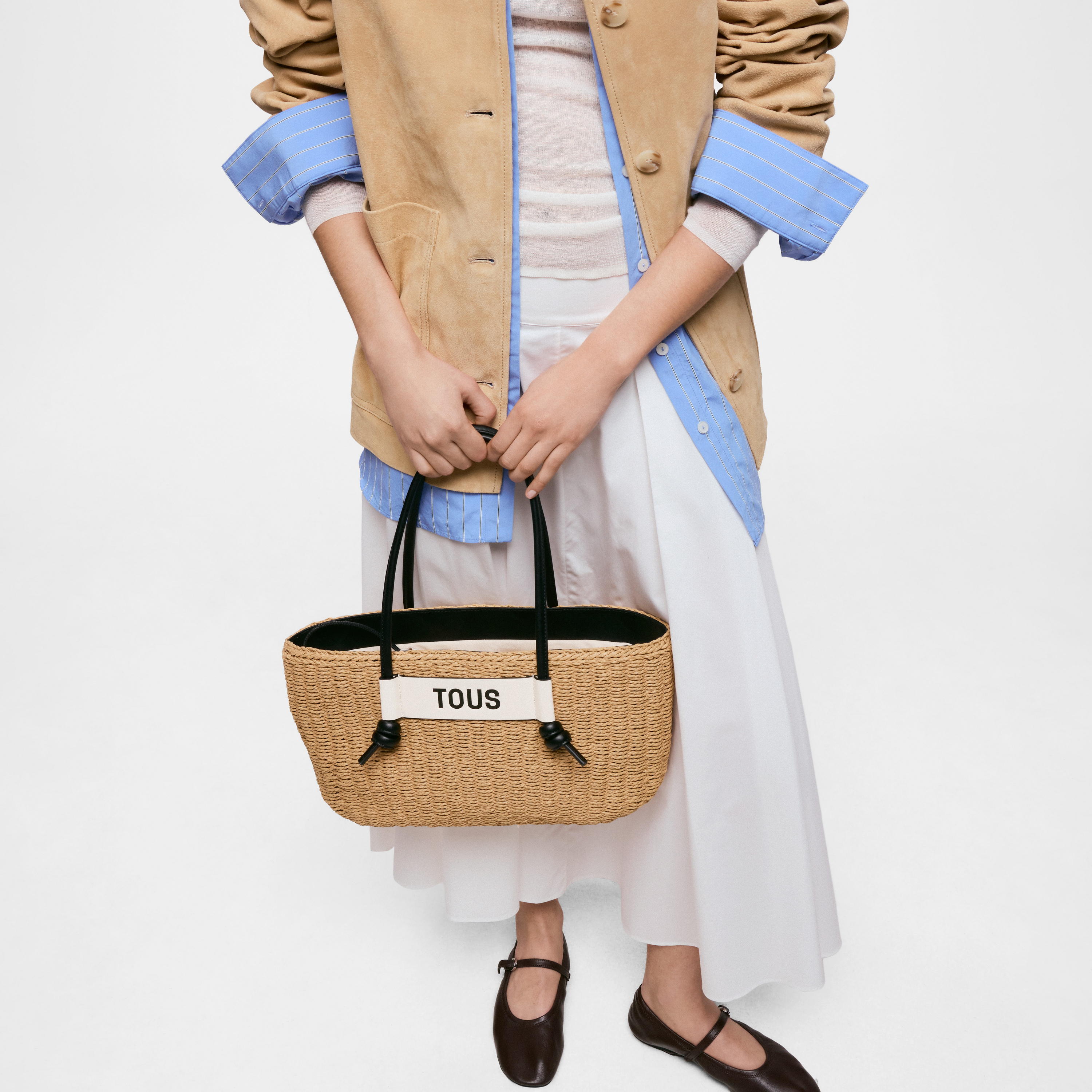 Large black Tote bag Scoubidou