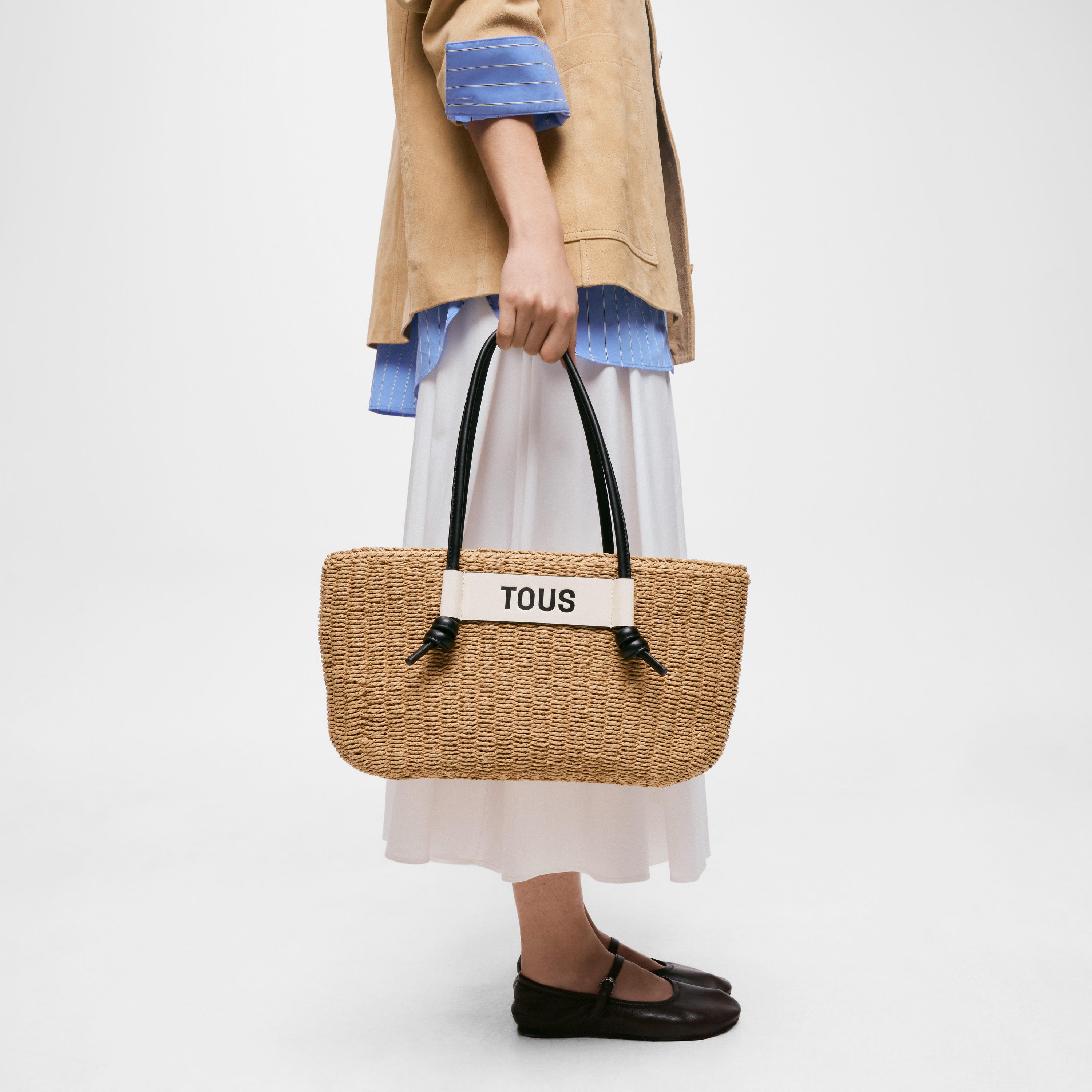 Large black Tote bag Scoubidou