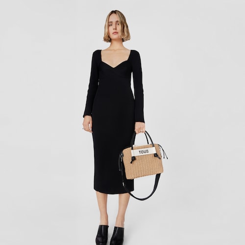 Medium black Tote bag Scoubidou