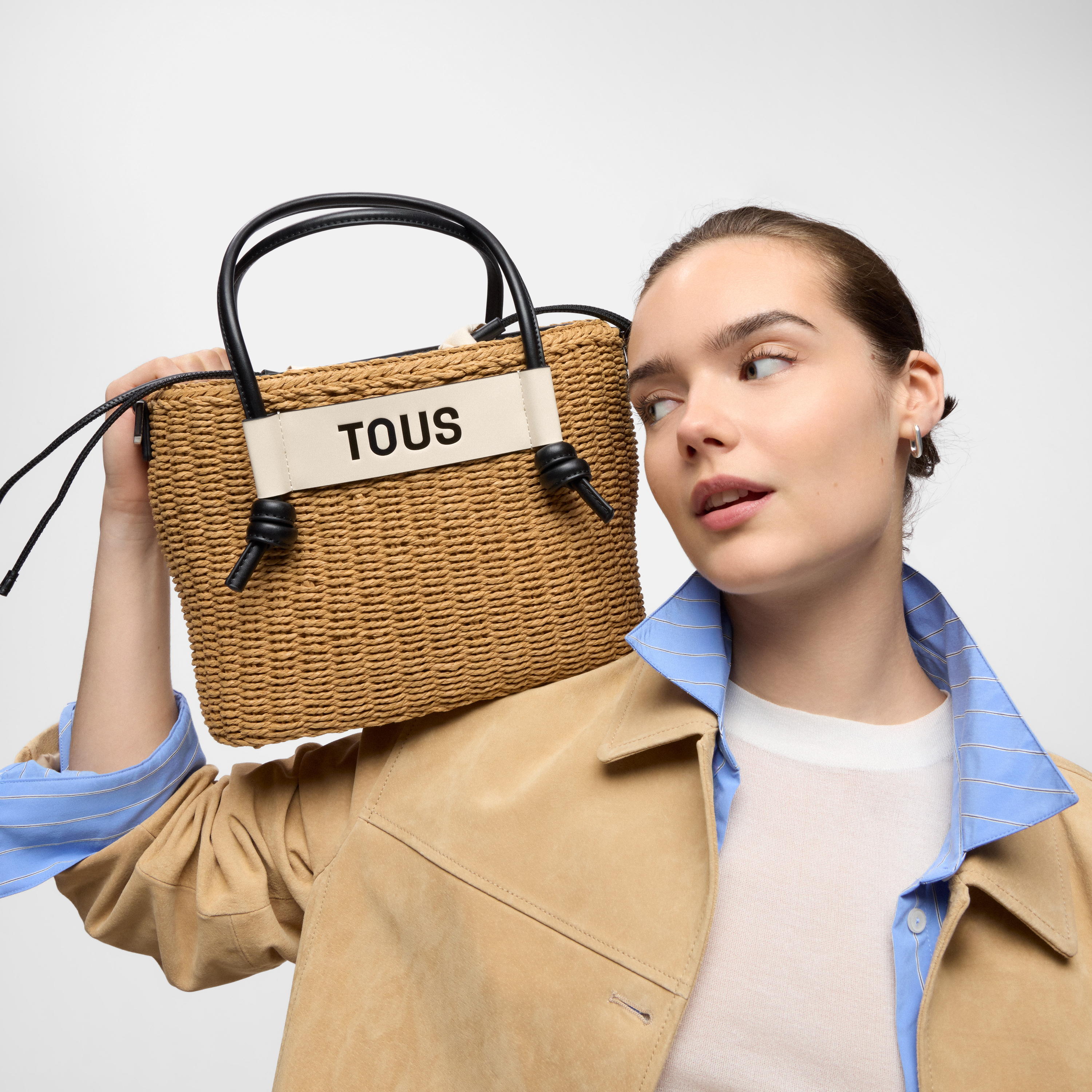 Medium black Tote bag Scoubidou