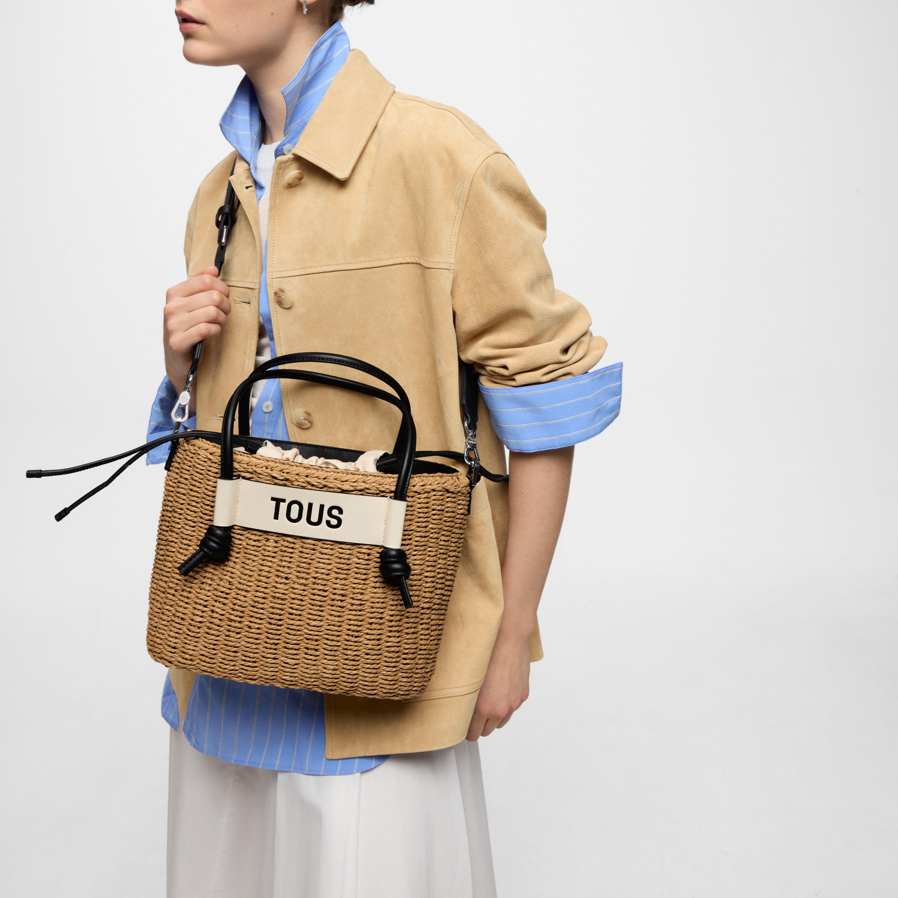 Medium black Tote bag Scoubidou