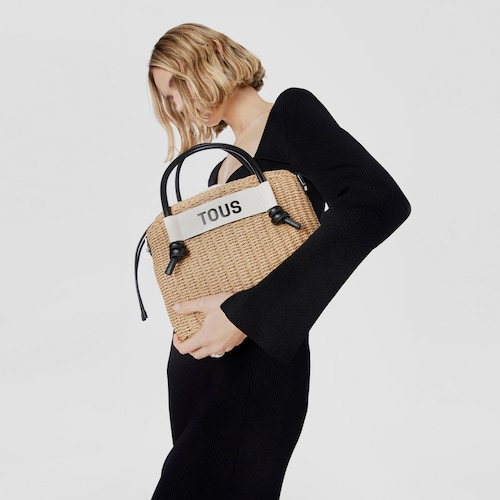 Medium black Tote bag Scoubidou