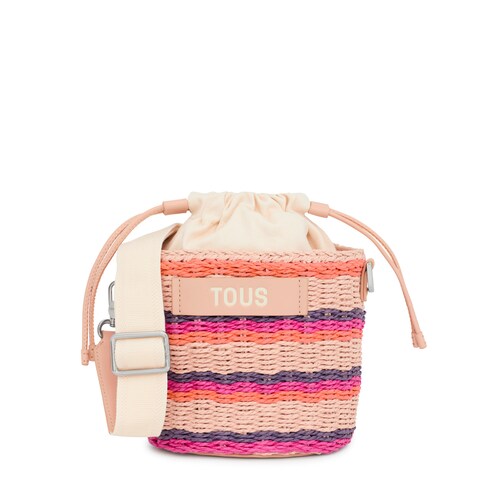 Taupe-colored One-shoulder bag Scoubidou image number 0