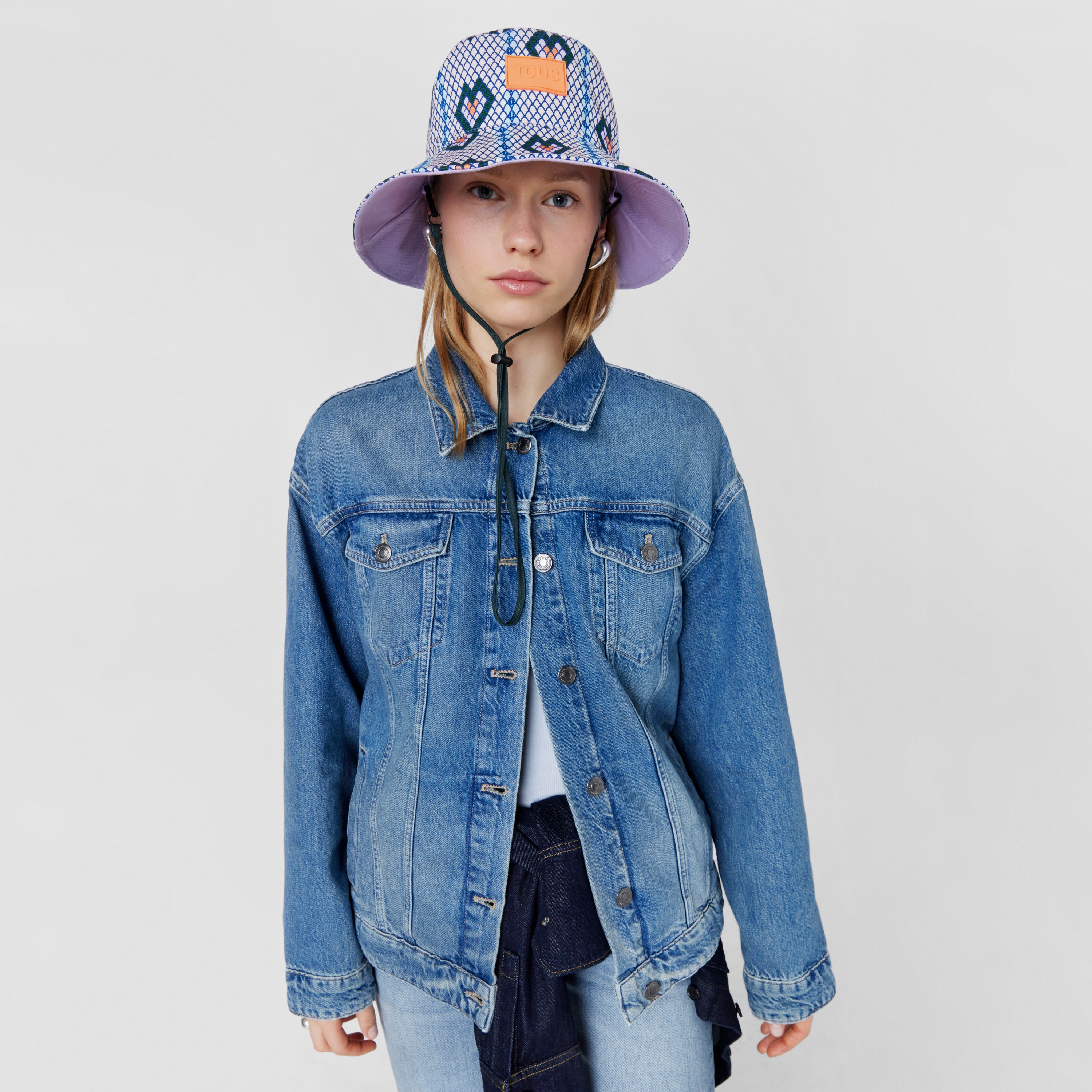 Pink and orange reversible Bucket hat TOUS Lamba