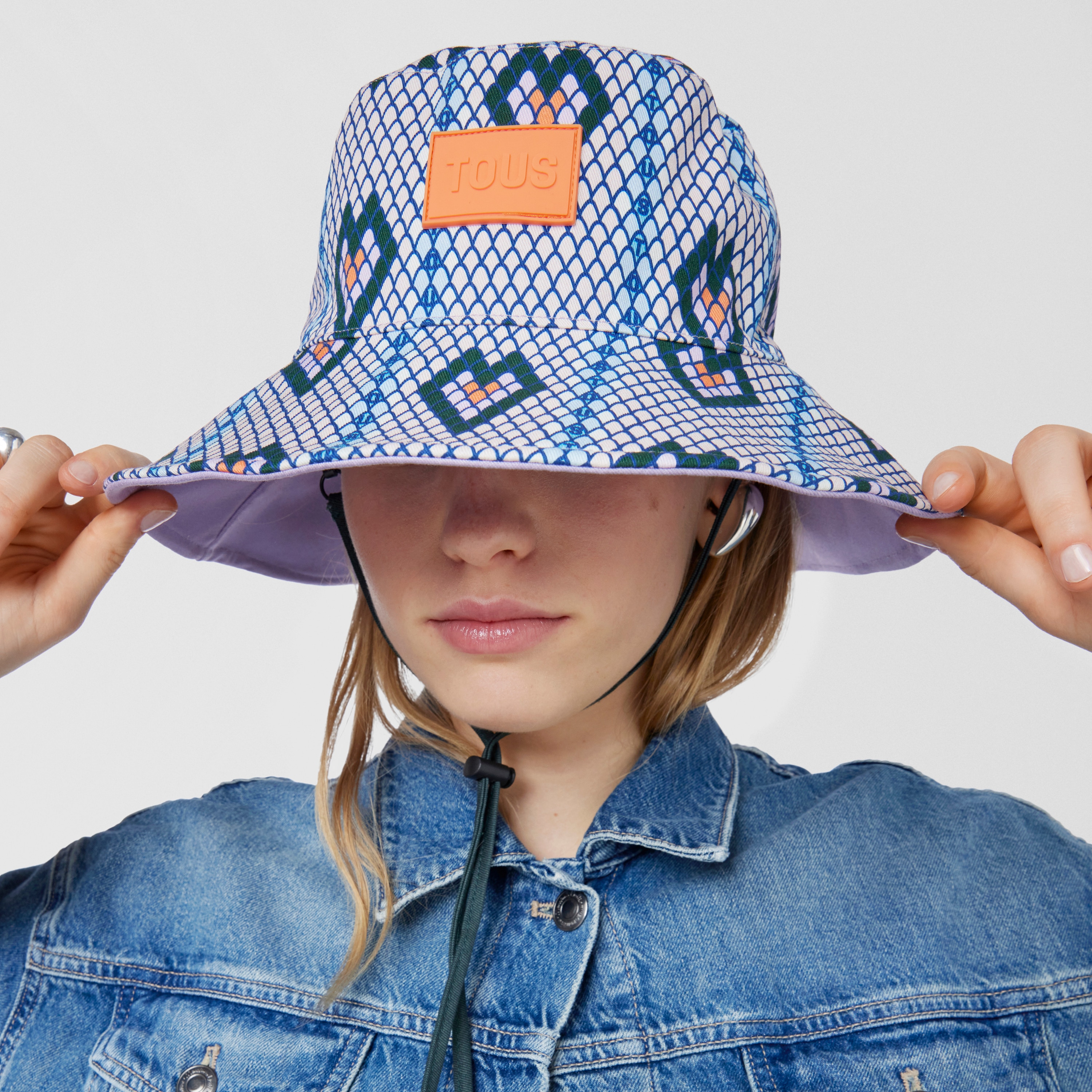 Pink and orange reversible Bucket hat TOUS Lamba