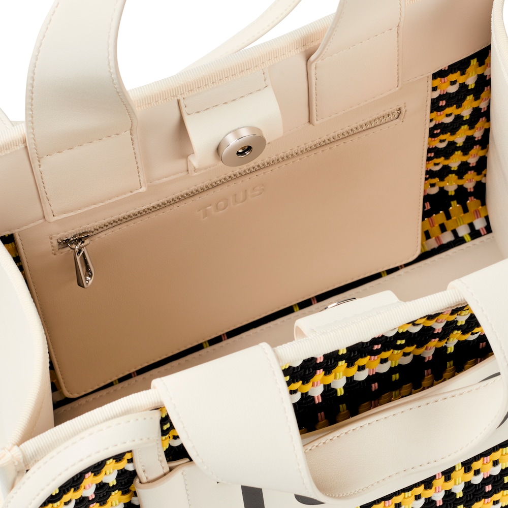 Shopping m&eacute;dia bege TOUS Amaya Braided