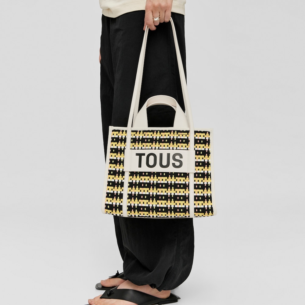 Shopping m&eacute;dia bege TOUS Amaya Braided