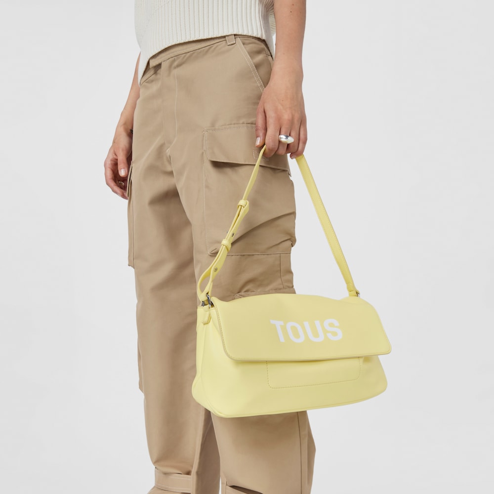 Mala a tiracolo m&eacute;dia amarela TOUS Maya