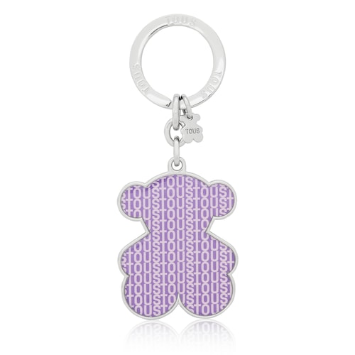 Mauve TOUS Pix Bear Key ring image number 0