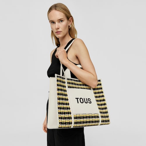 Shopping grande bege TOUS Amaya Braided