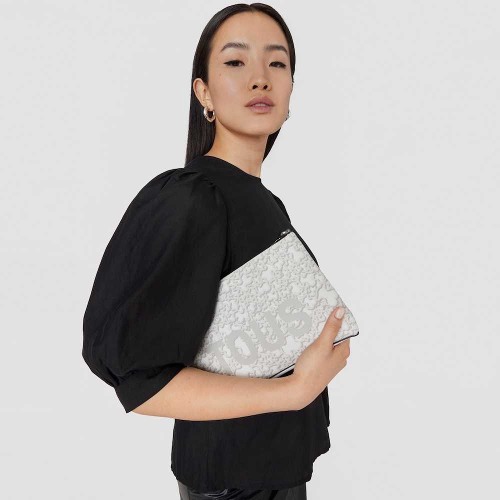 Gray Kaos Mini Evolution Flat Crossbody bag image number 3