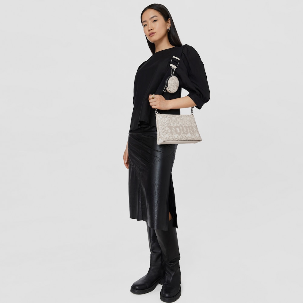 Gray Kaos Mini Evolution Flat Crossbody bag image number 4