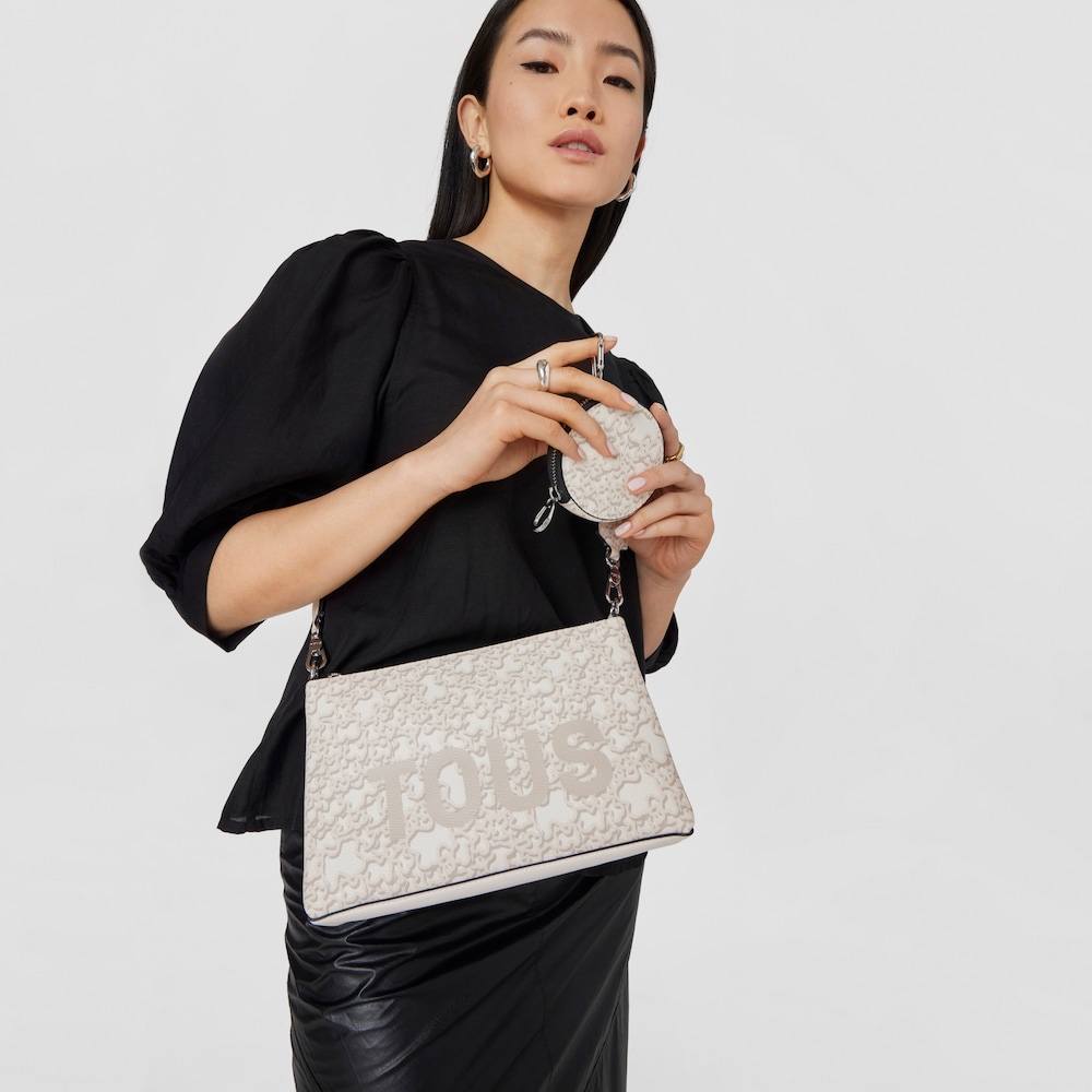 Gray Kaos Mini Evolution Flat Crossbody bag image number 6