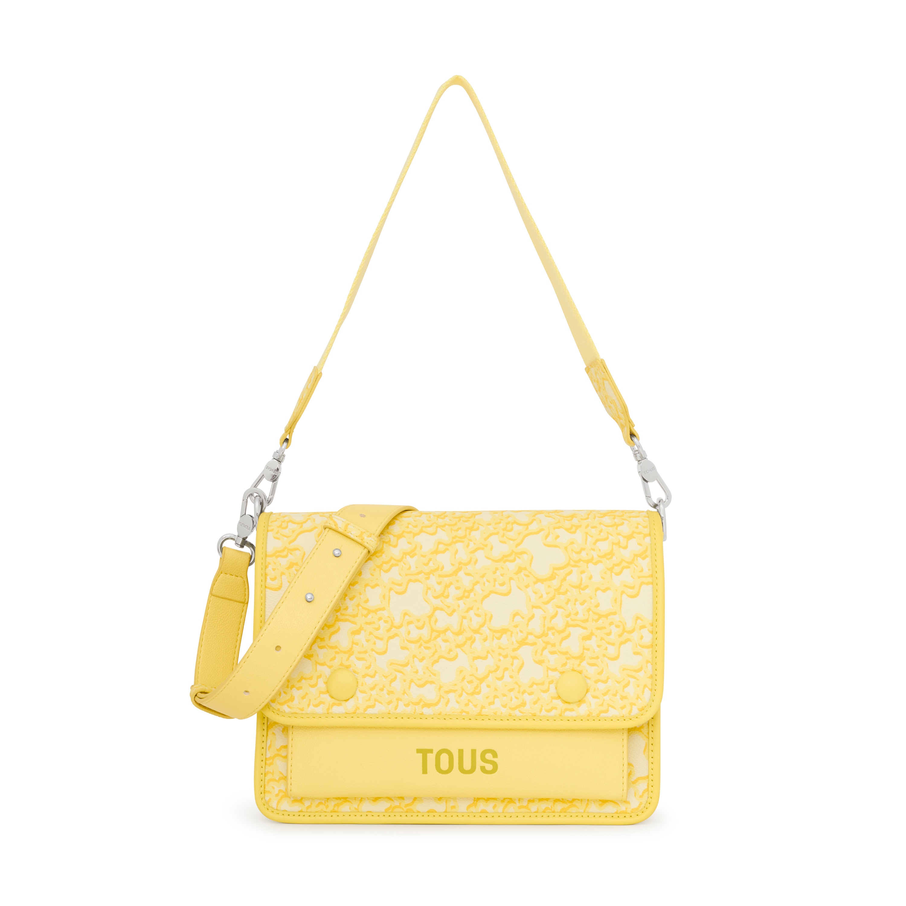 Medium yellow Kaos Mini Evolution Audree Crossbody bag | TOUS