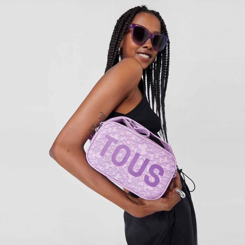 Bandolera reporter malva Kaos Mini Evolution