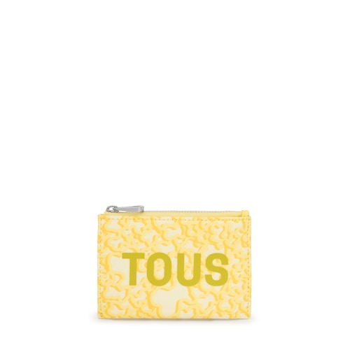 Yellow Kaos Mini Evolution Change purse-cardholder
