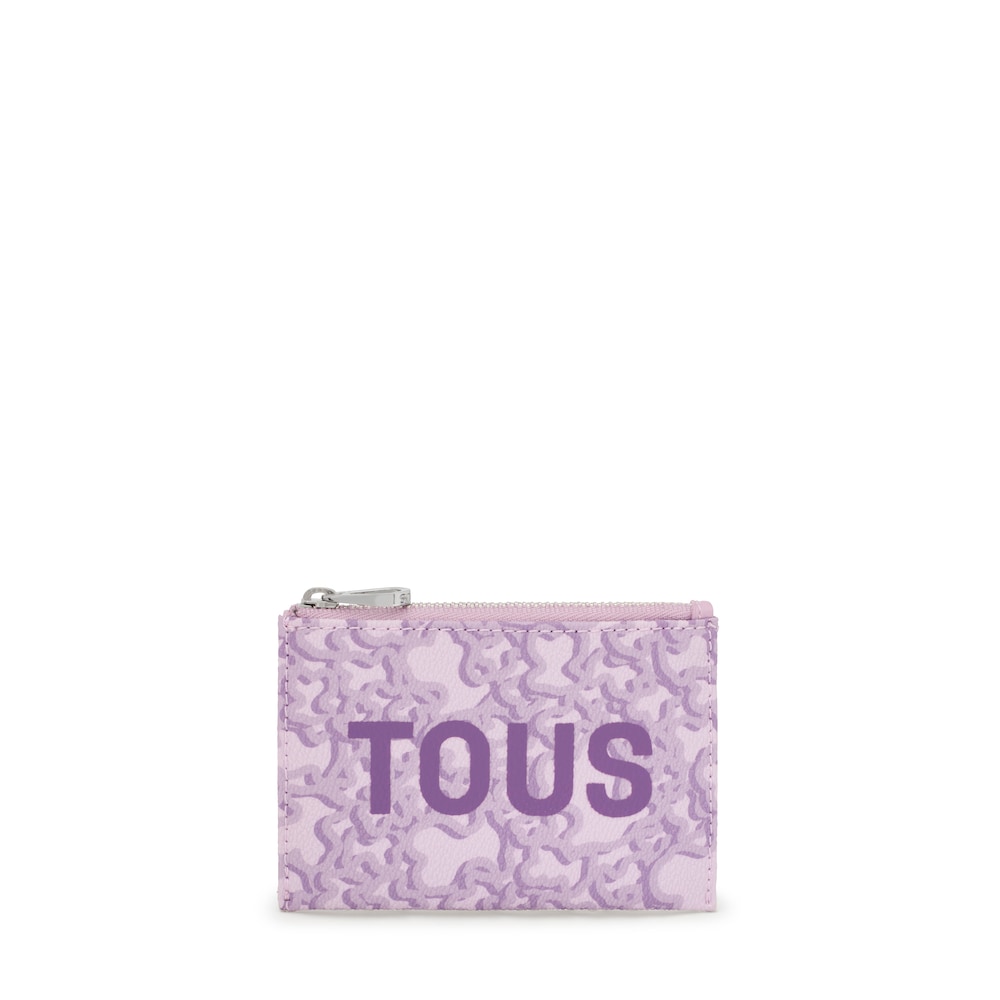 Monedero tarjetero malva Kaos Mini Evolution