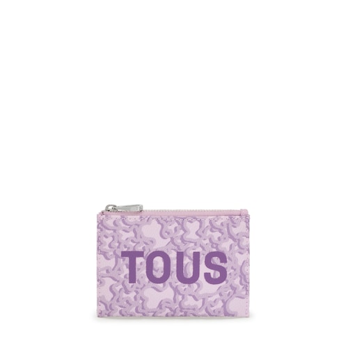 Monedero tarjetero malva Kaos Mini Evolution