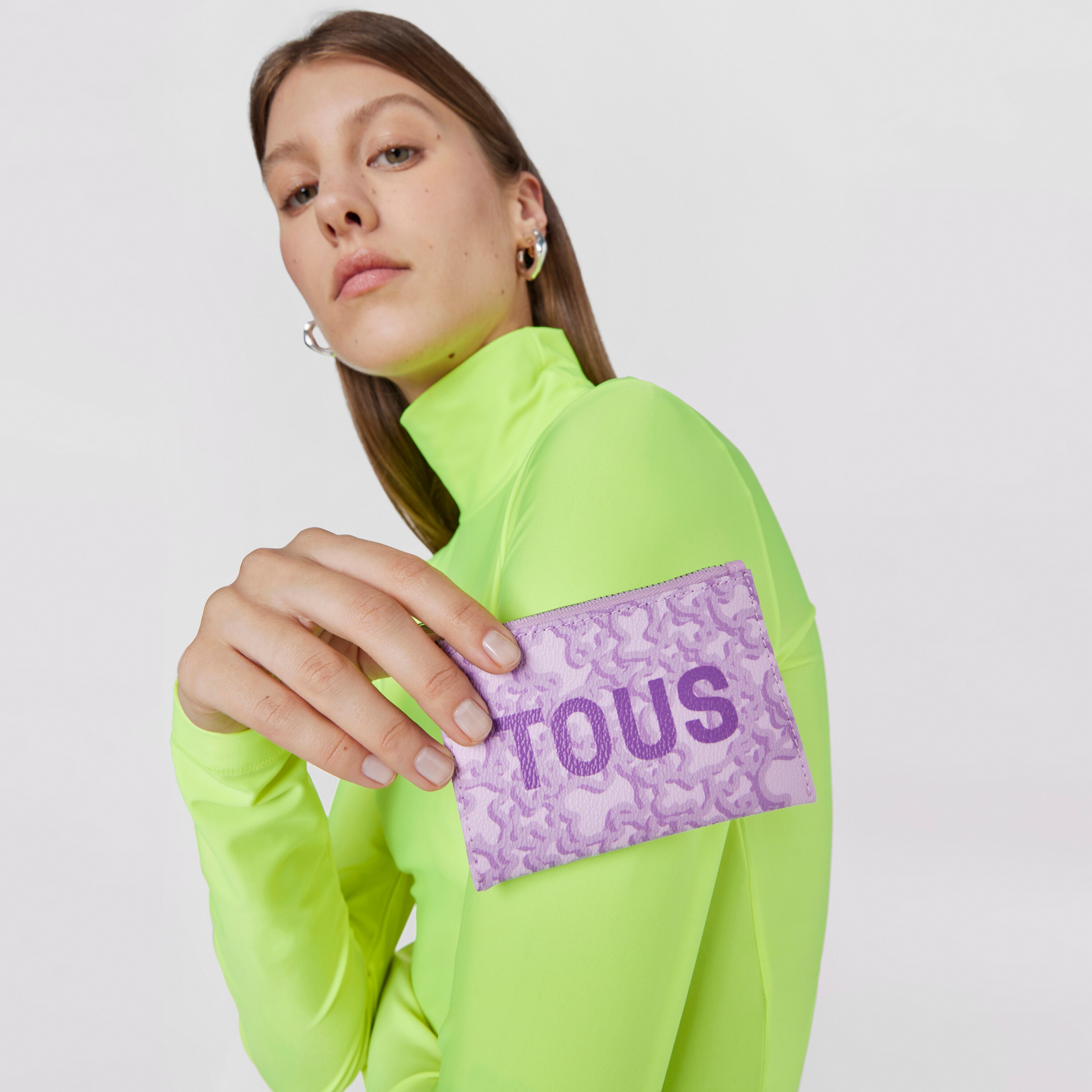 Mauve Kaos Mini Evolution Change purse-cardholder