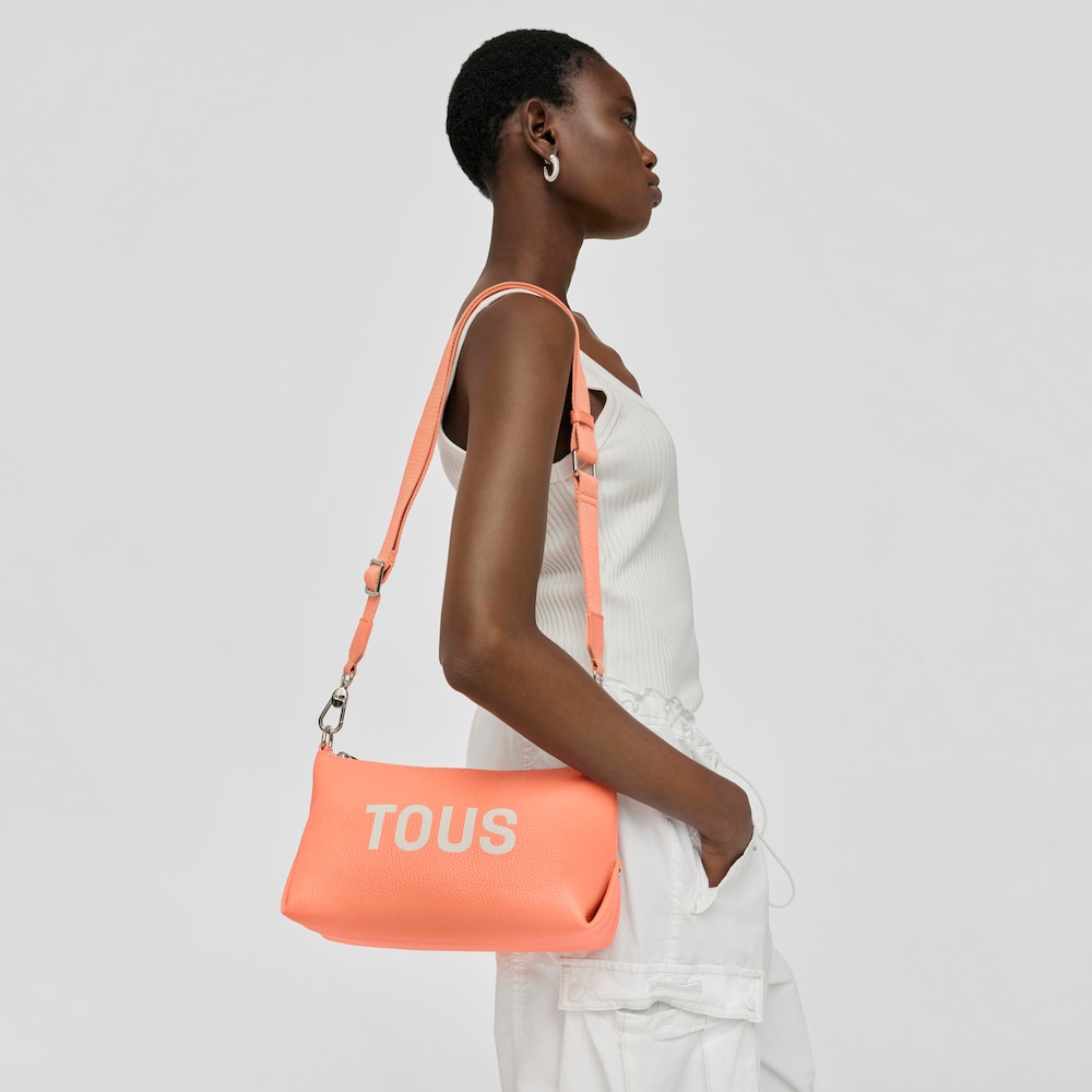 Orange leather TOUS Balloon Crossbody bag image number 4