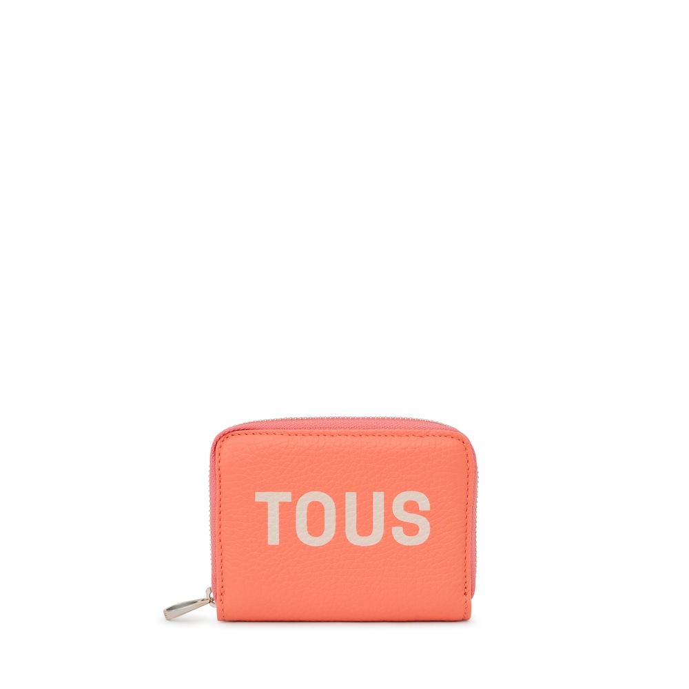 Monedero de piel naranja TOUS Balloon