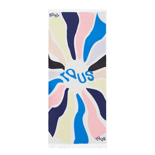 Pink Beach towel TOUS Cenobia Fouta