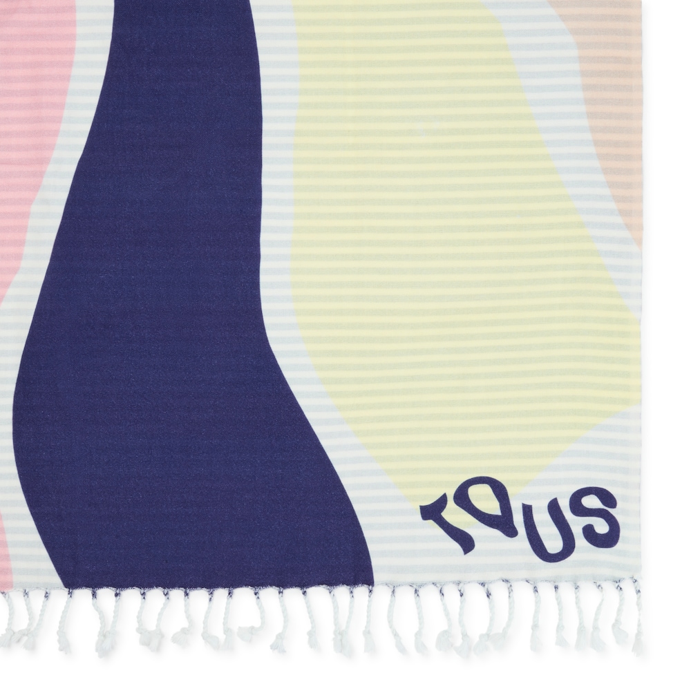 Pink Beach towel TOUS Cenobia Fouta