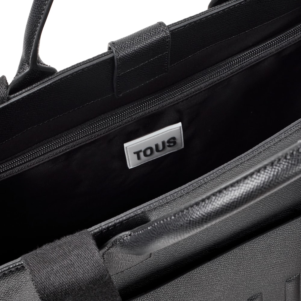Large black TOUS La Rue Amaya Shopping bag image number 2