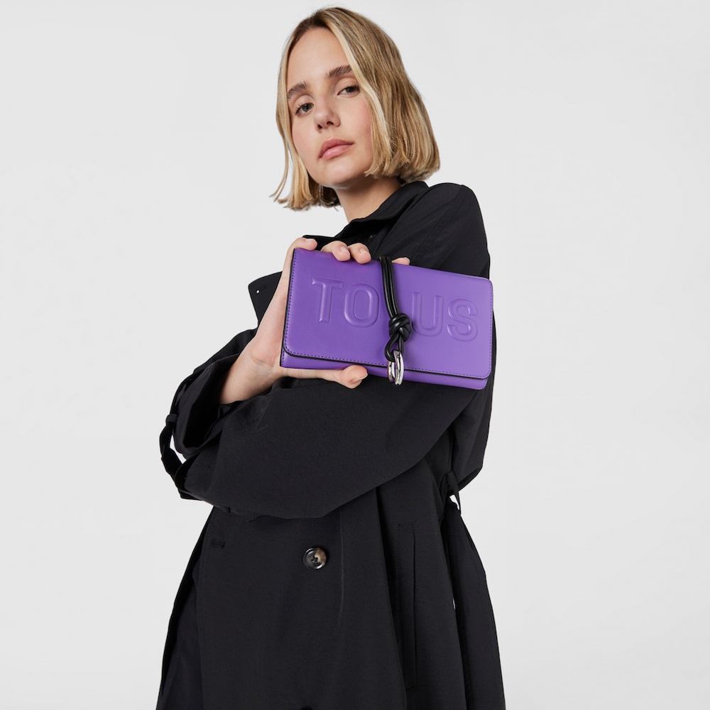 Lilac-colored Wallet New TOUS Cloud