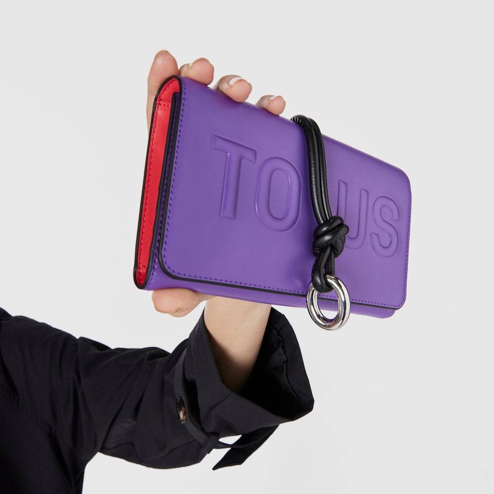 Lilac-colored Wallet New TOUS Cloud