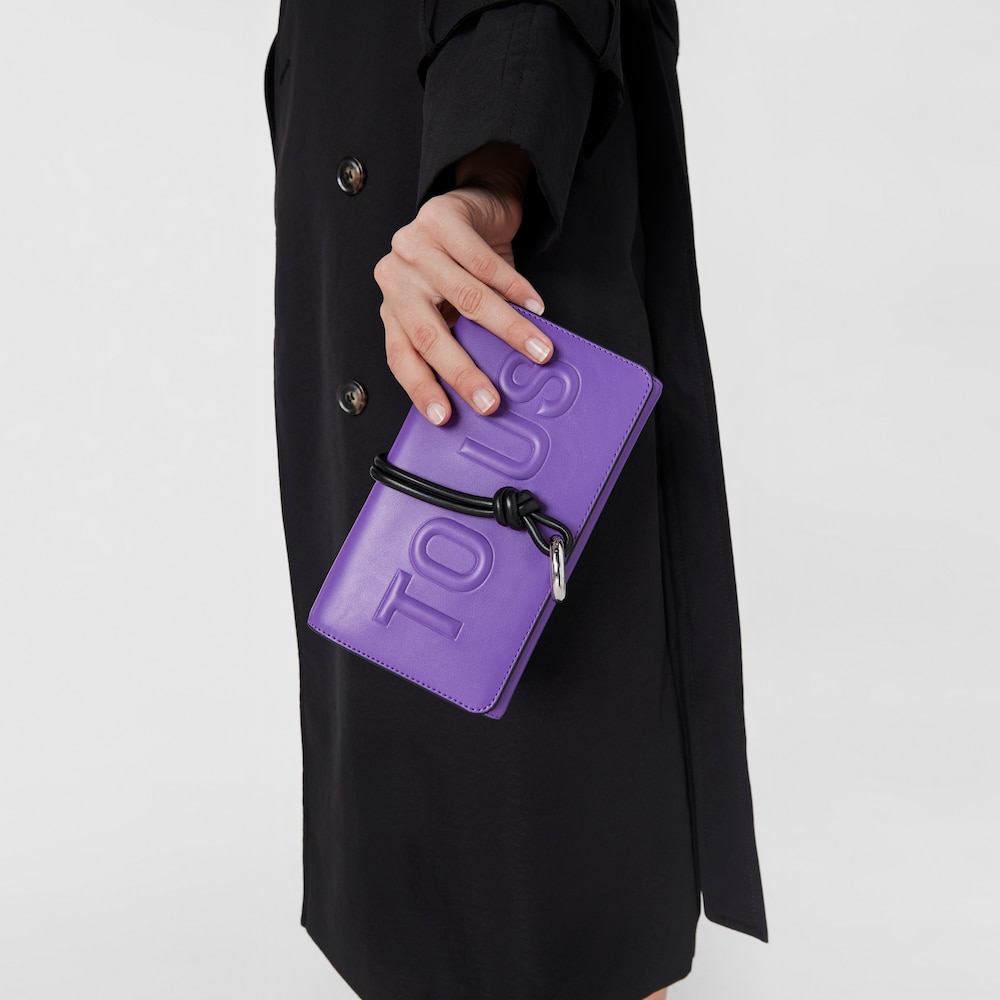 Lilac-colored Wallet New TOUS Cloud