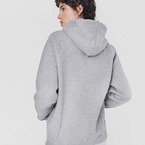 Gray and red hooded sweatshirt Logo Gemstones