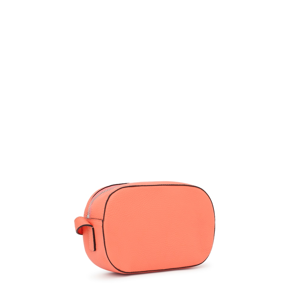 Orange leather TOUS Logo Lynn Crossbody bag image number 1