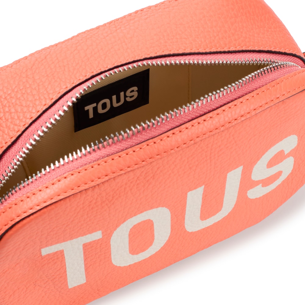 Orange leather TOUS Logo Lynn Crossbody bag image number 2