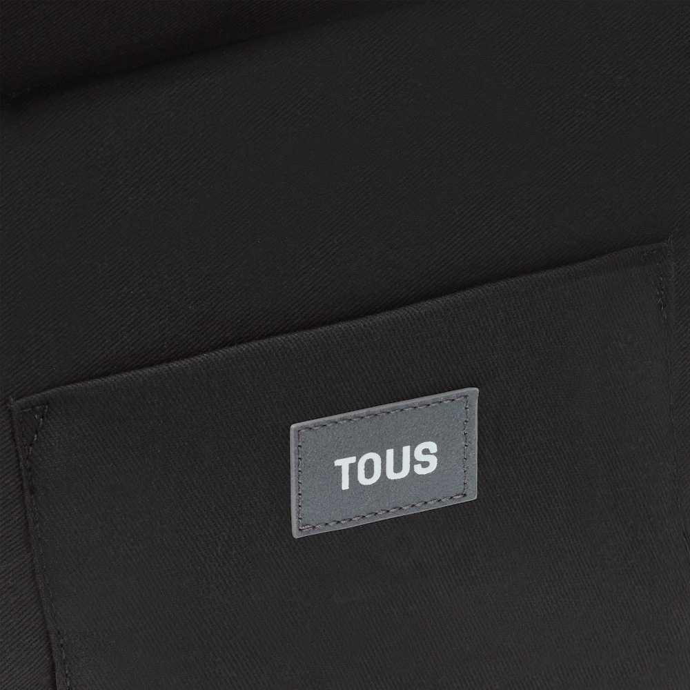 Średnia ciemnoszara sk&oacute;rzana torba na zakupy TOUS MANIFESTO