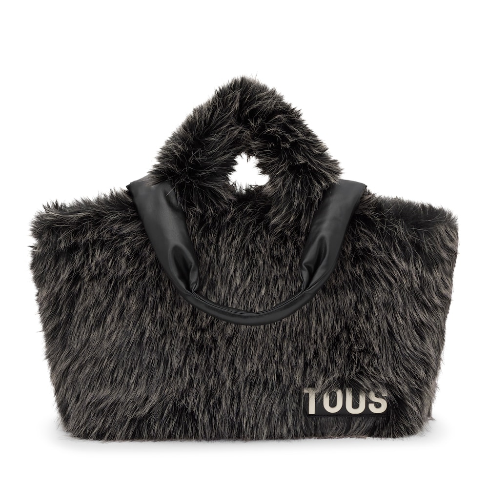 Capazo grande negro TOUS Carol Warm Capazo grande negro TOUS Carol Warm
