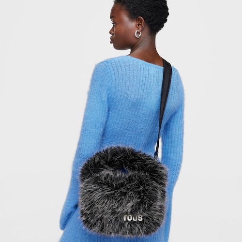 Small black Crossbody bag TOUS Carol Warm