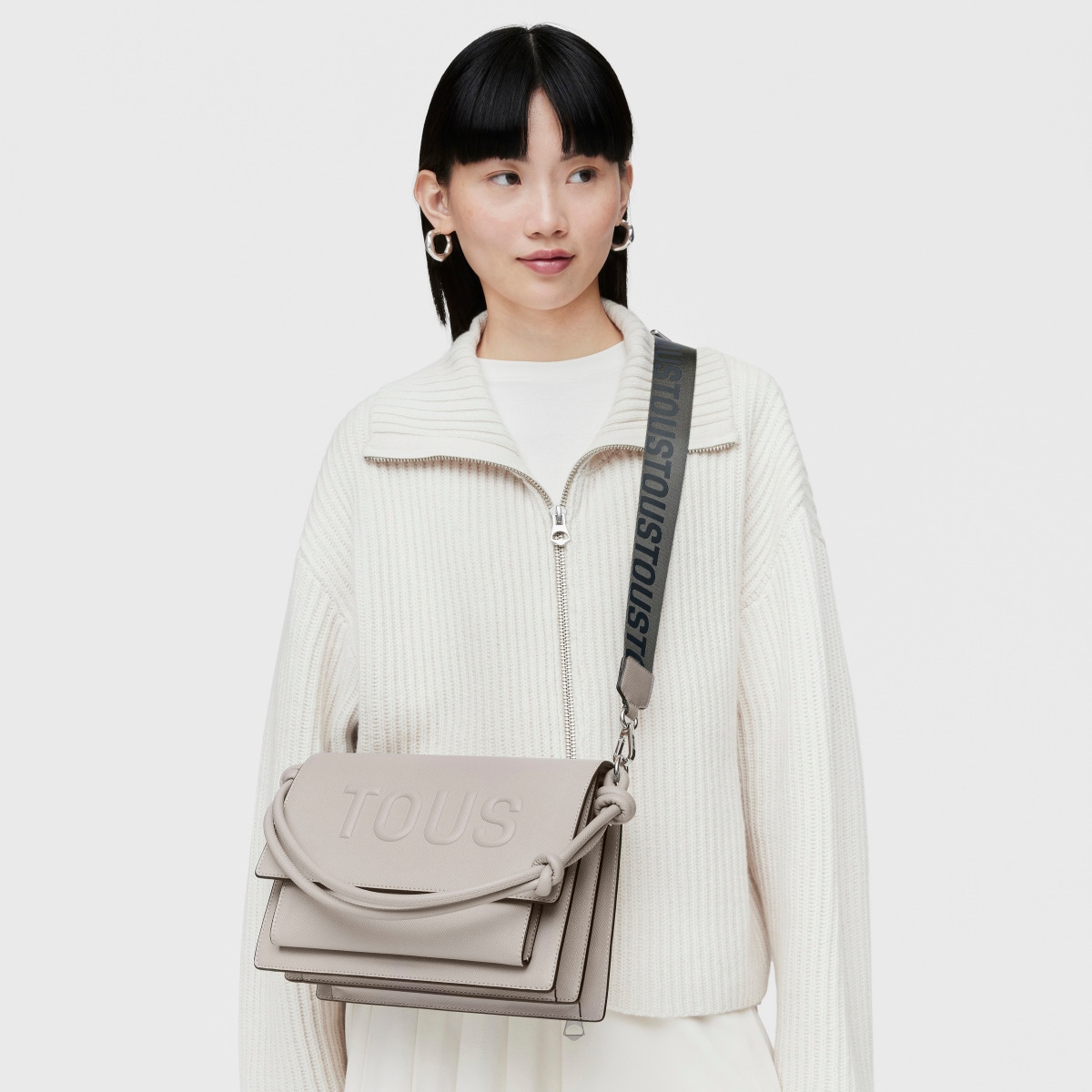 Medium gray TOUS La Rue New Audree Crossbody bag