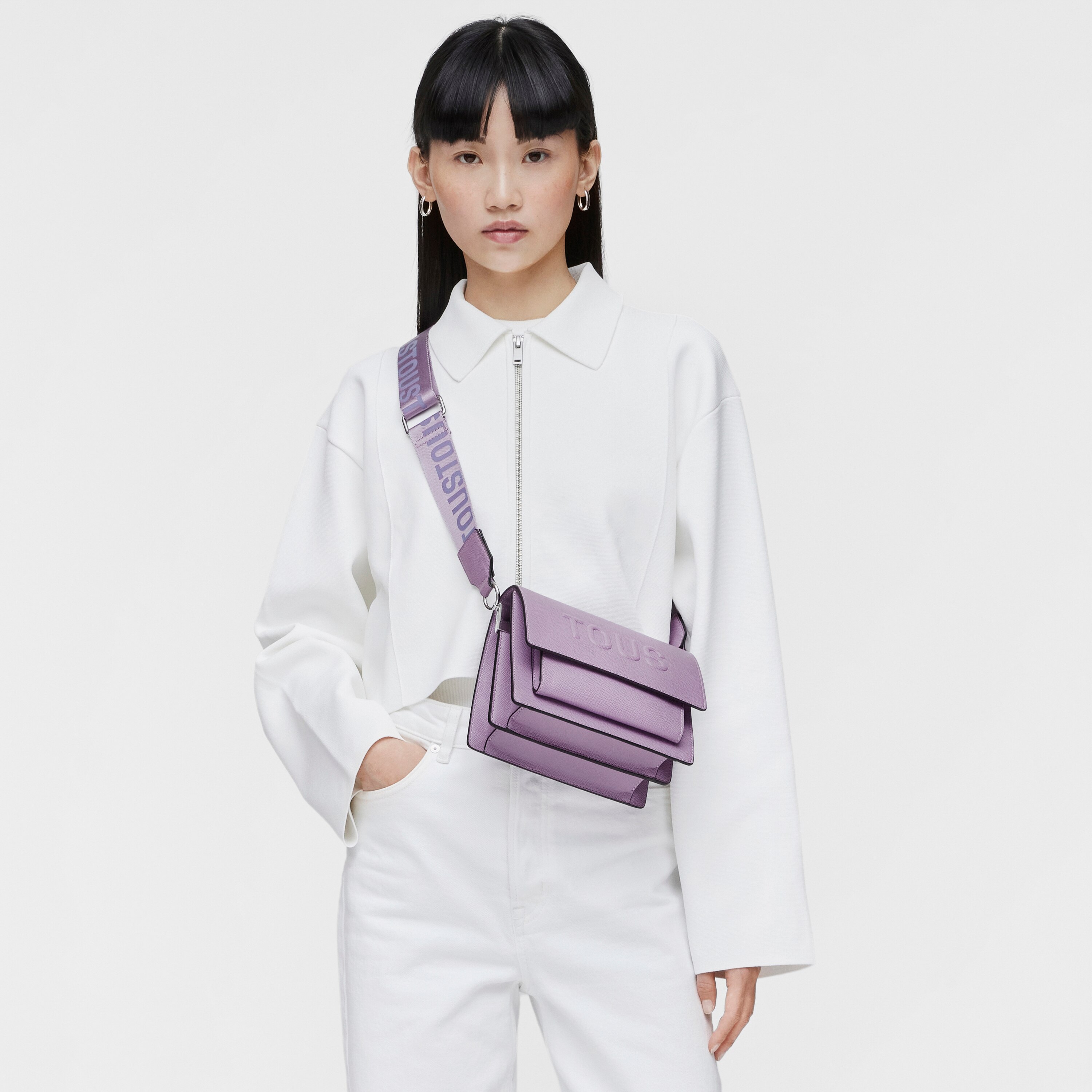 Small lilac TOUS La Rue New Audree Crossbody bag | TOUS